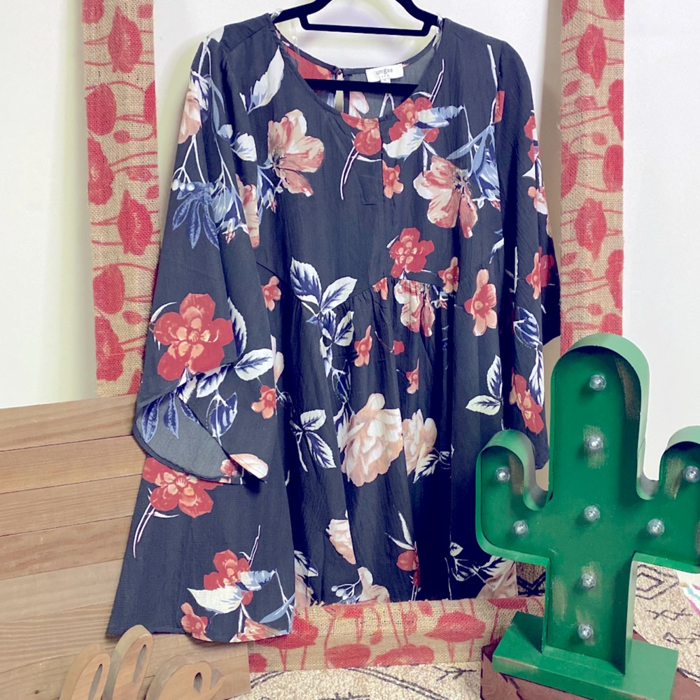Umgee Flowy Mini Dress